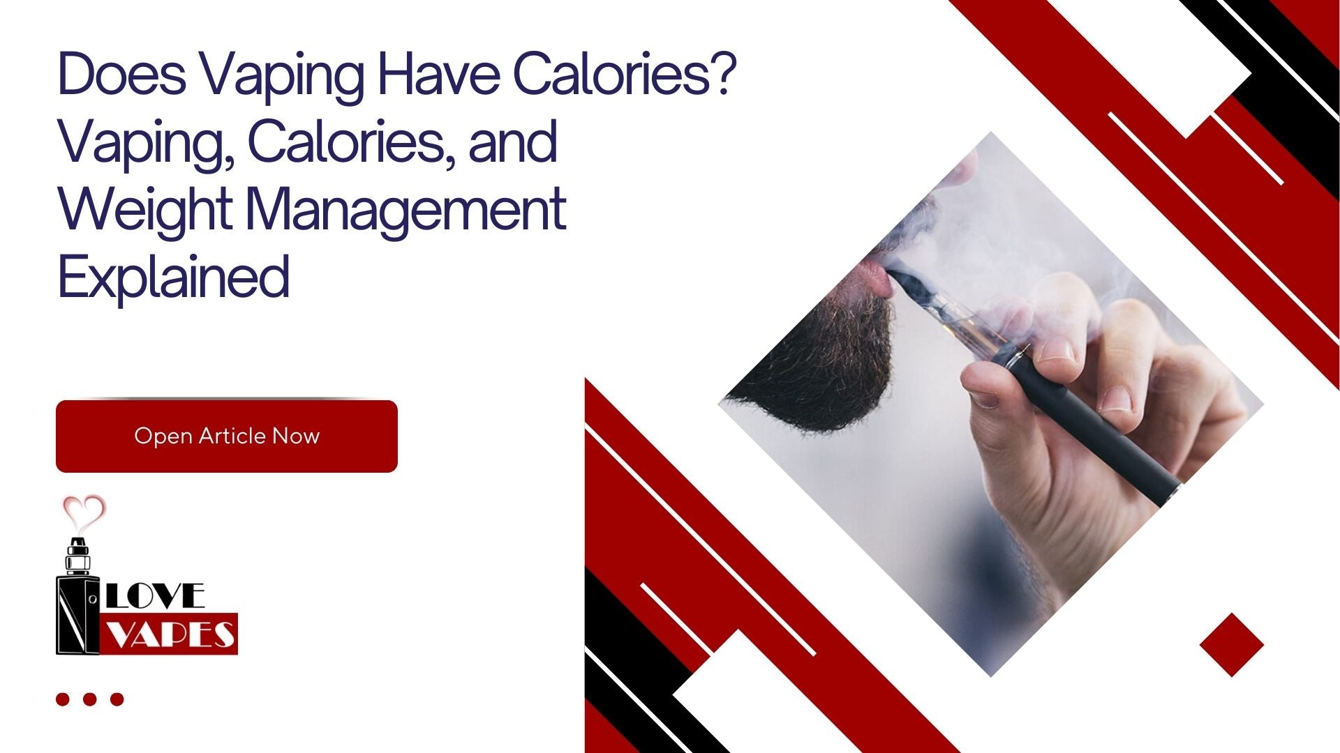 does vaping have calories
