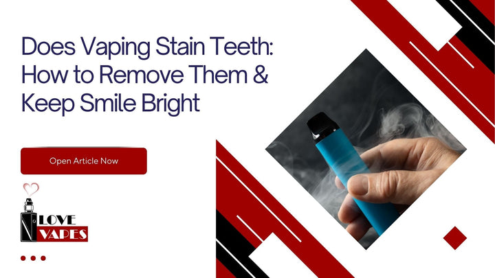 does vaping stain teeth