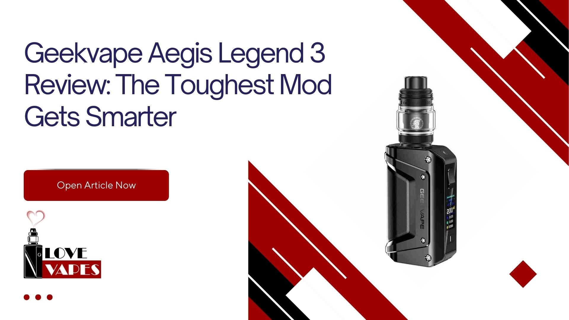 Geekvape Aegis Legend 3 Review: The Toughest Mod Gets Smarter Love Vapes Geekvape Aegis Legend 3 Review: The Toughest Mod Gets Smarter Love Vapes