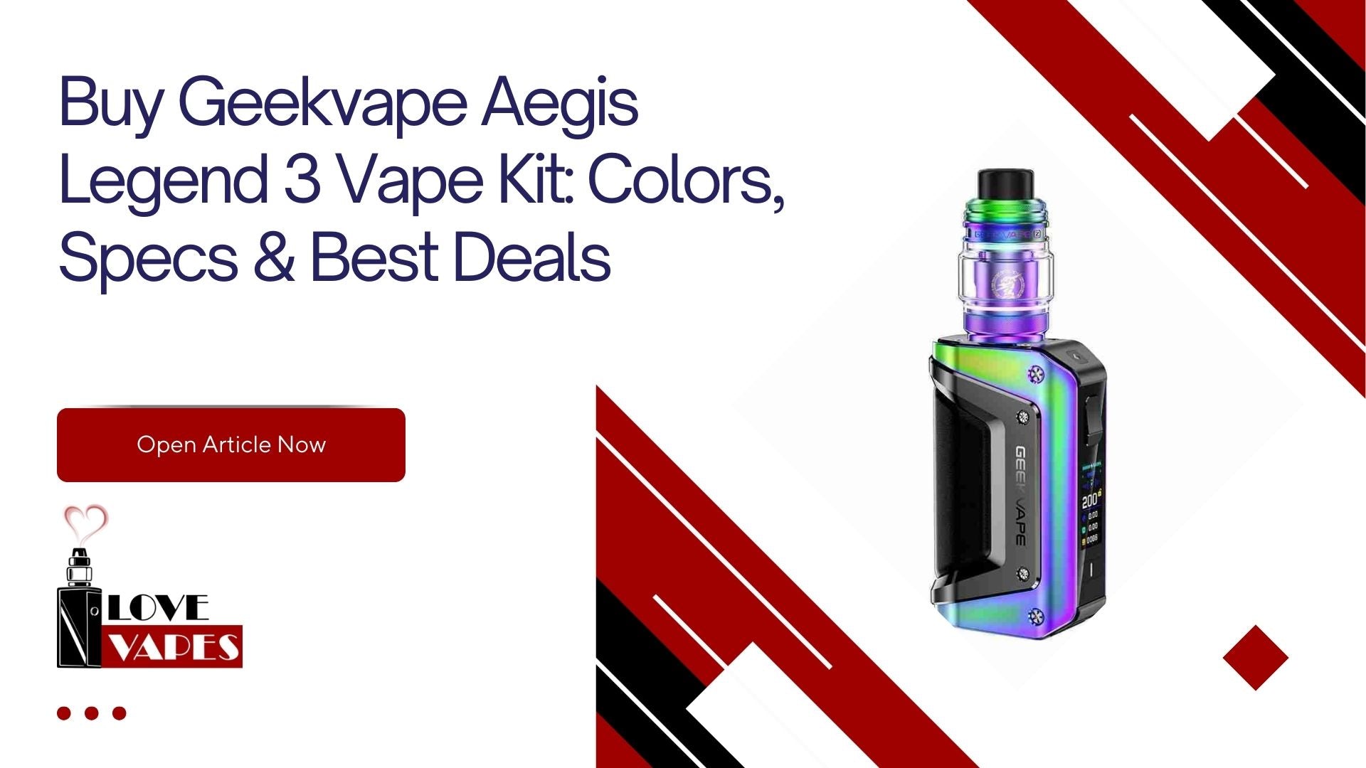 Geekvape Aegis Legend 3 Vape Kit
