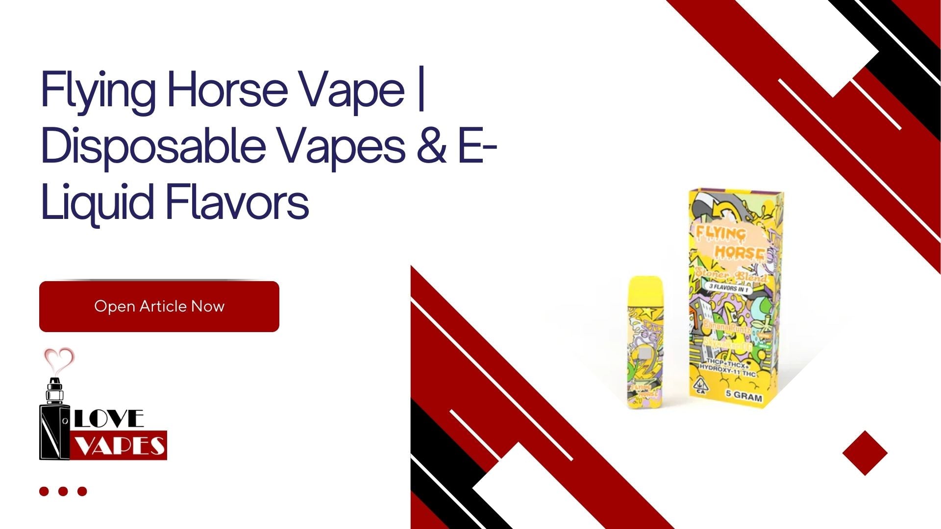 Flying Horse Vape | Disposable Vapes & E-Liquid Flavors