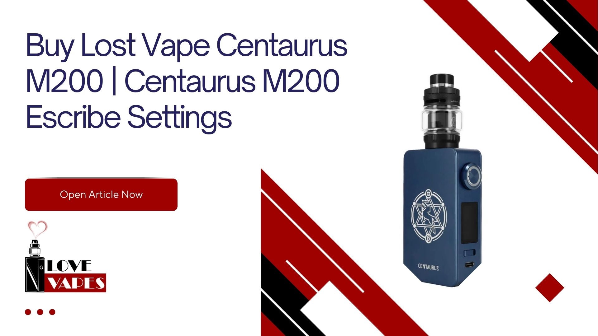 Lost Vape Centaurus M200