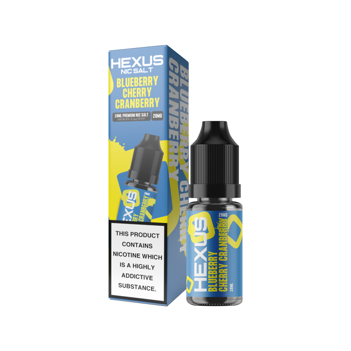 Blueberry Cherry Cranberry Nic Salt by Hexus