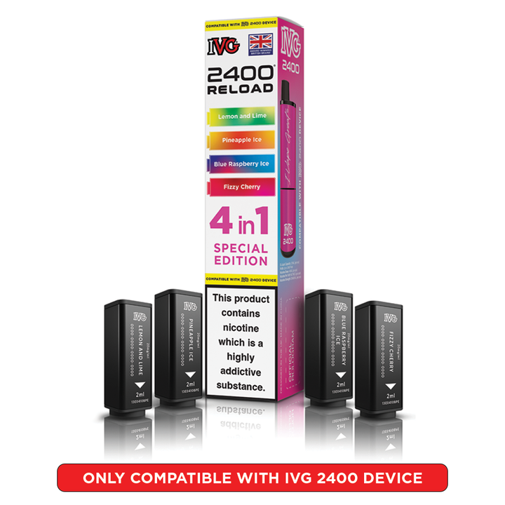 Special Edition IVG 2400 Reload Pods 4 in 1 | Love Vapes