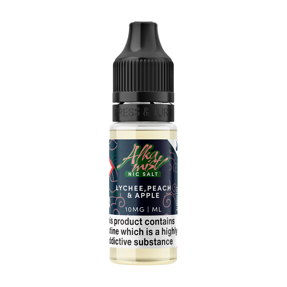Lychee Peach & Apple Nic Salt by Alka Mist 10ml