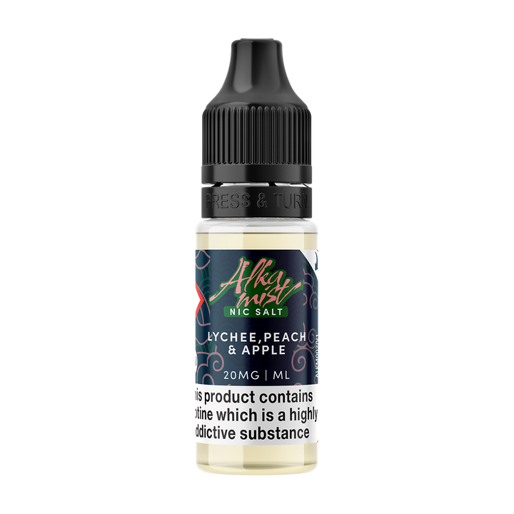 Lychee Peach & Apple Nic Salt by Alka Mist 10ml
