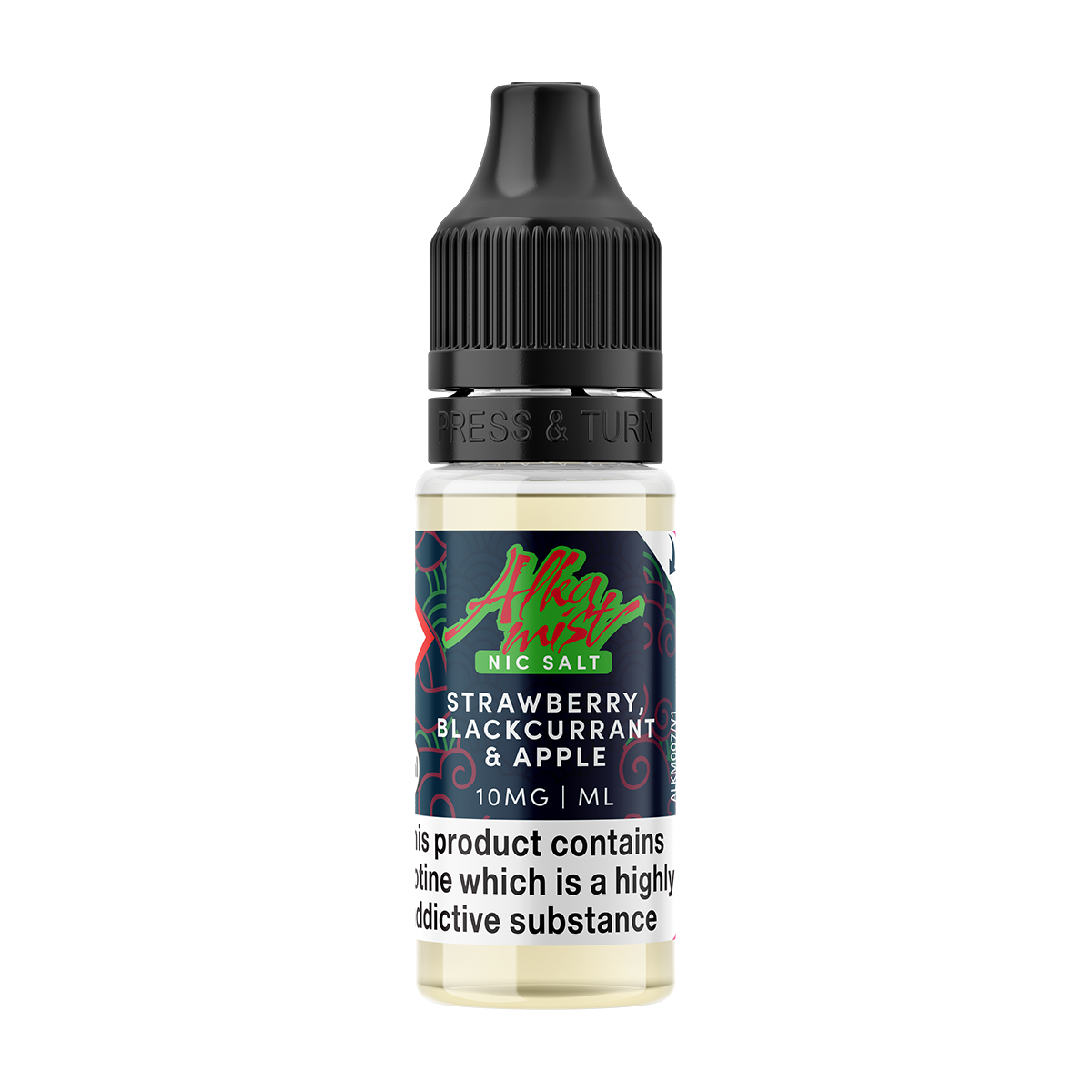 Strawberry, Blackcurrant & Apple Nic Salt by Alka Mist 10ml