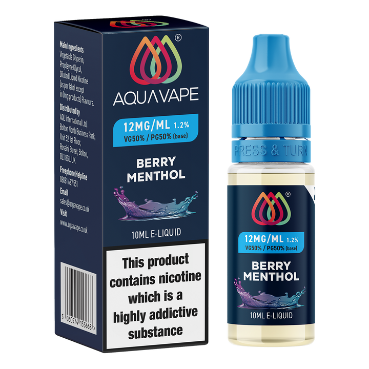 Berry Menthol E-Liquid by Aquavape - 10ml