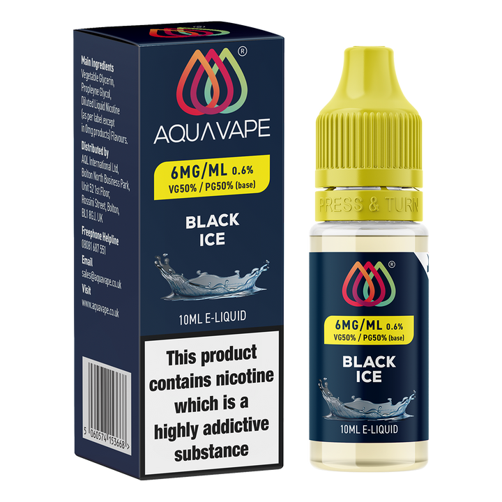 Black Ice E-Liquid by Aquavape - 10ml