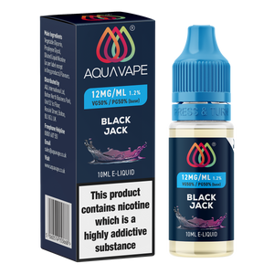 Black Jack E-Liquid by Aquavape - 10ml