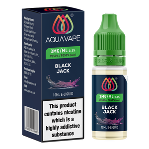 Black Jack E-Liquid by Aquavape - 10ml