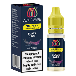 Black Jack E-Liquid by Aquavape - 10ml