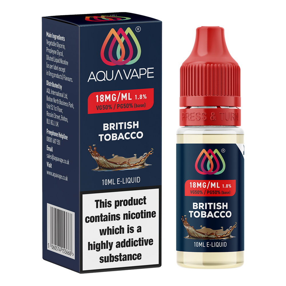 British Tobacco by Aquavape - 10ml