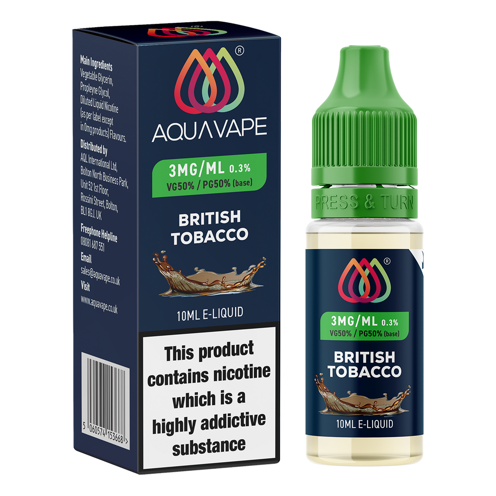 British Tobacco by Aquavape - 10ml