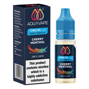 Cherry Menthol E-Liquid by Aquavape - 10ml