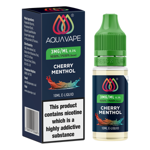 Cherry Menthol E-Liquid by Aquavape - 10ml