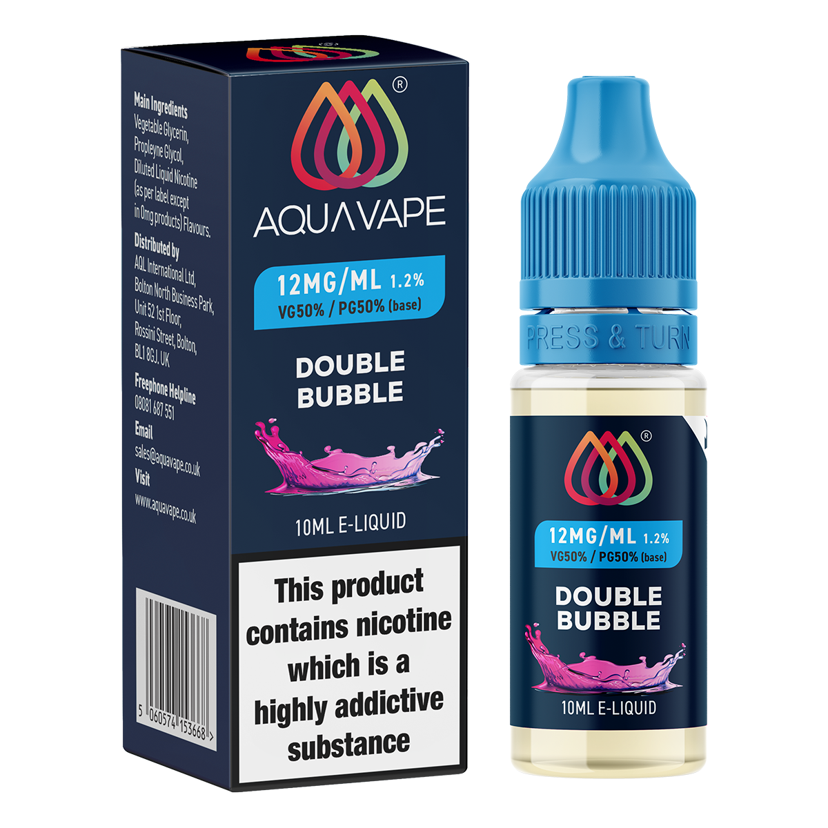 Double Bubble E-Liquid by Aquavape - 10ml