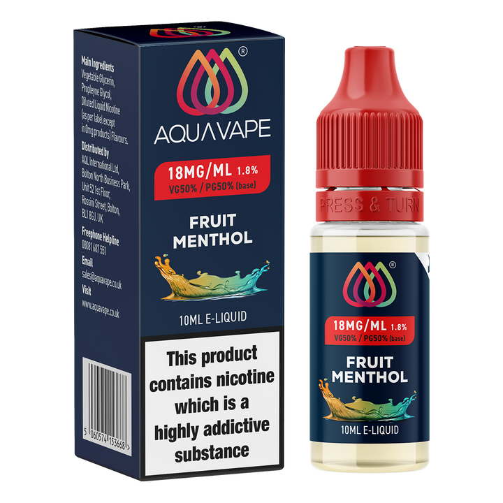Fruit Menthol E-Liquid by Aquavape - 10ml