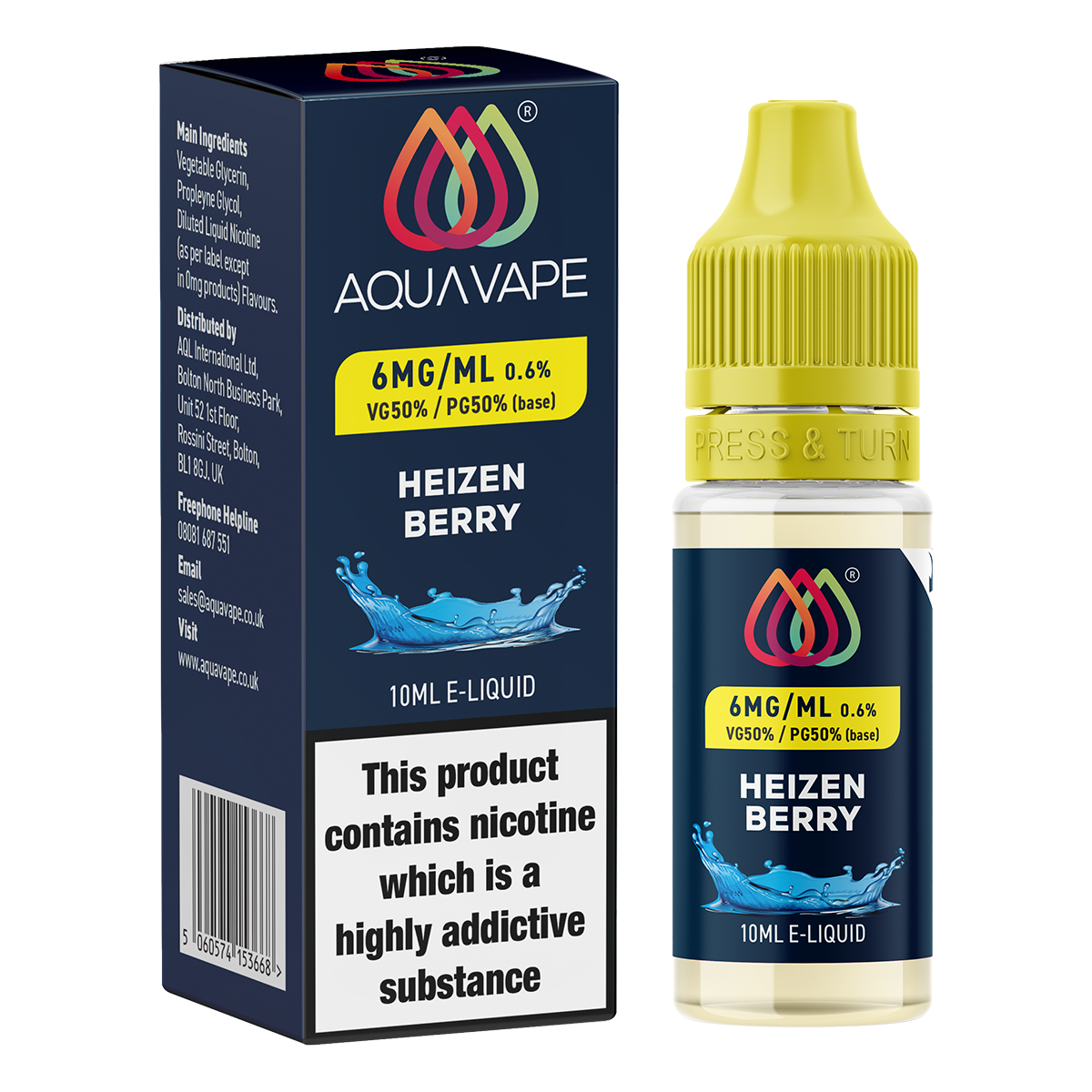 Heizenberry E-Liquid by Aquavape - 10ml