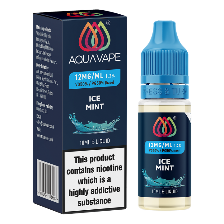 Ice Mint E-Liquid by Aquavape - 10ml