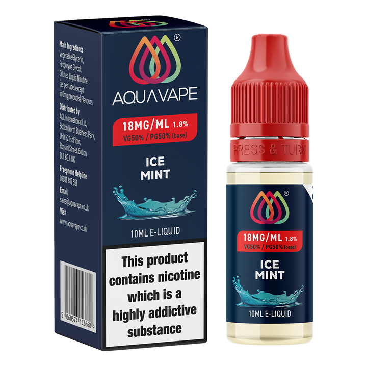 Ice Mint E-Liquid by Aquavape - 10ml