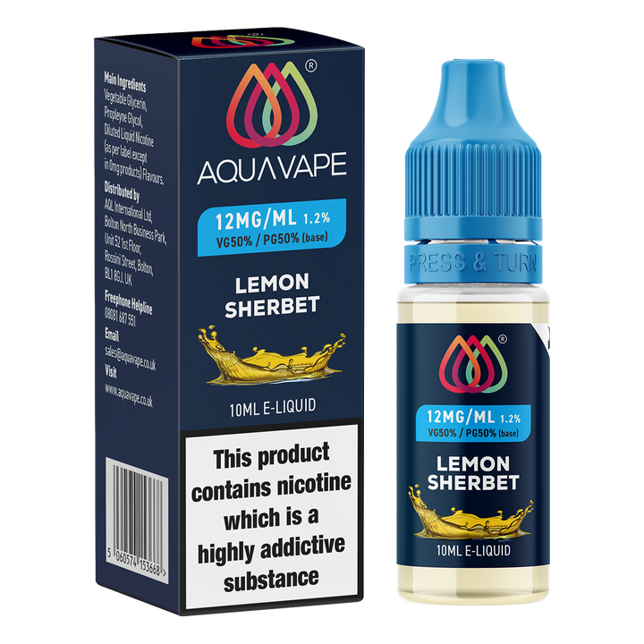 Lemon Sherbert E-Liquid by Aquavape - 10ml