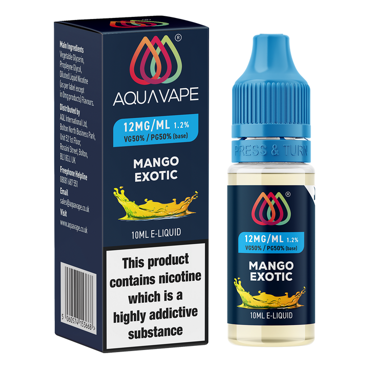 Mango Exotic E-Liquid by Aquavape - 10ml