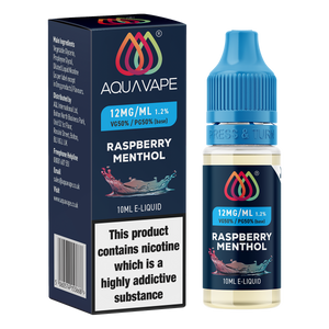 Raspberry Menthol E-Liquid by Aquavape - 10ml
