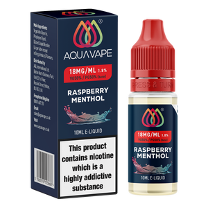 Raspberry Menthol E-Liquid by Aquavape - 10ml