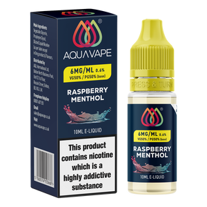 Raspberry Menthol E-Liquid by Aquavape - 10ml