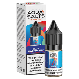 Blue Raspberry Nic Salt by Aqua Salts 10ml