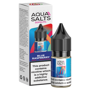 Blue Raspberry Nic Salt by Aqua Salts 10ml