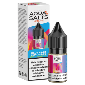 Blue Razz Lemonade Nic Salt by Aqua Salts 10ml