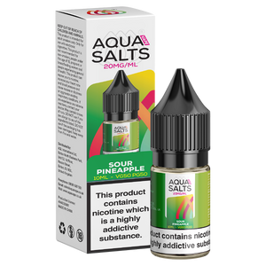 Sour Pineapple Nic Salt by Aqua Salts 10ml
