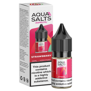 Strawberry Nic Salt by Aqua Salts 10ml