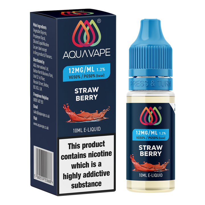 Strawberry E-Liquid by Aquavape - 10ml