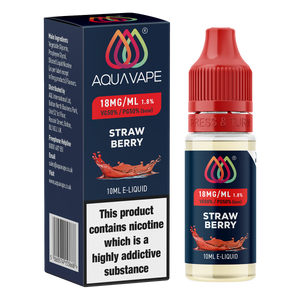 Strawberry E-Liquid by Aquavape - 10ml