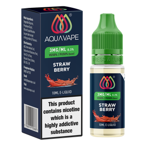 Strawberry E-Liquid by Aquavape - 10ml