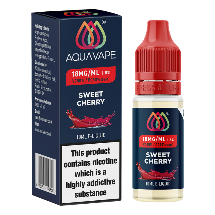 Sweet Cherry E-Liquid by Aquavape - 10ml
