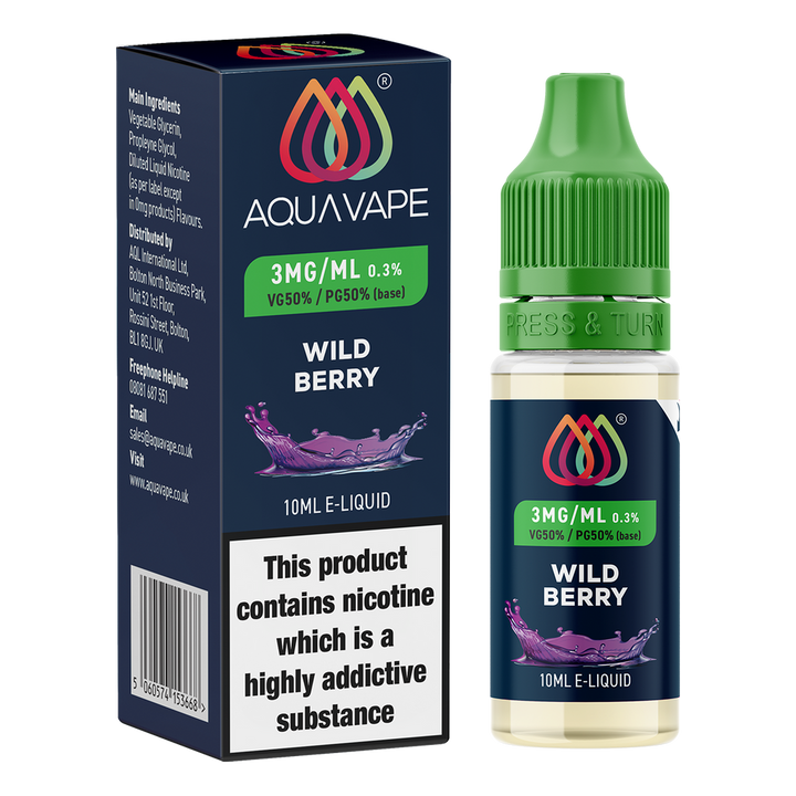 Wild Berry E-Liquid by Aquavape - 10ml
