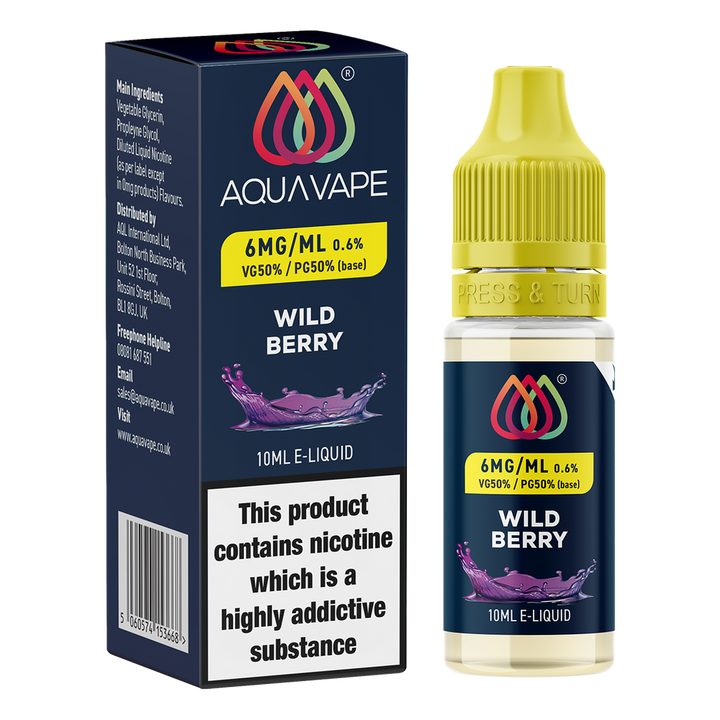 Wild Berry E-Liquid by Aquavape - 10ml