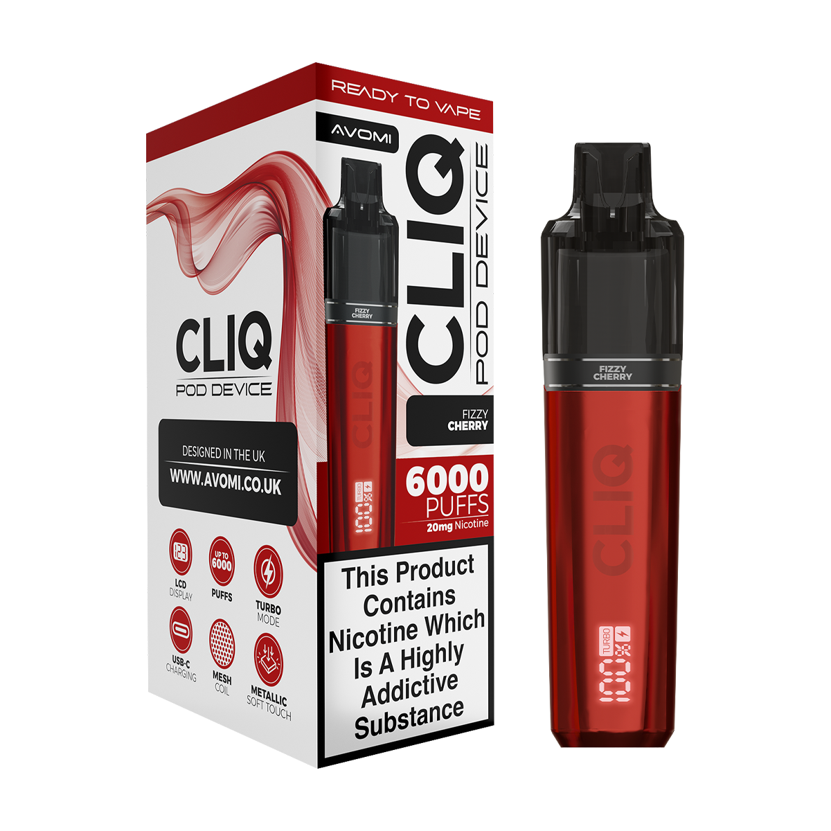 Avomi Cliq 6000 Puff Vape Kit