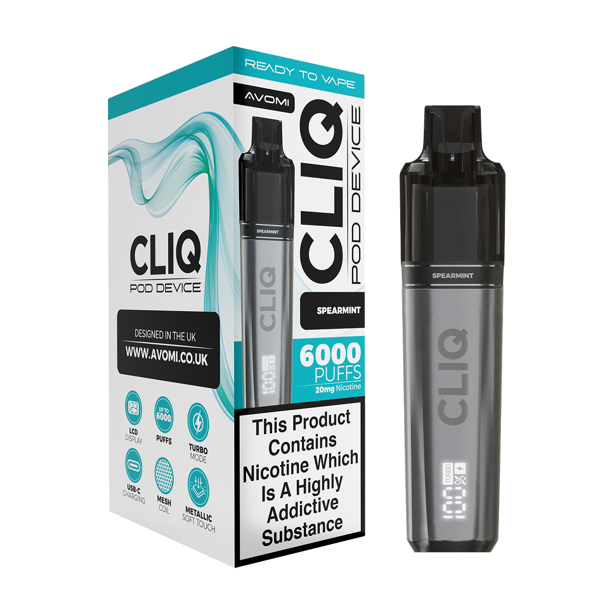 Avomi Cliq 6000 Puff Vape Kit