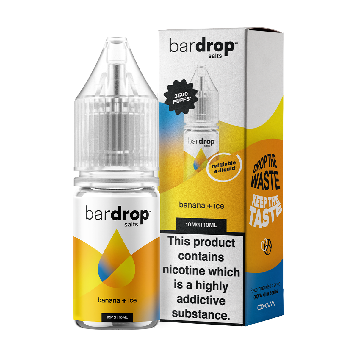 Banana Ice Nic Salt by Bar Drop