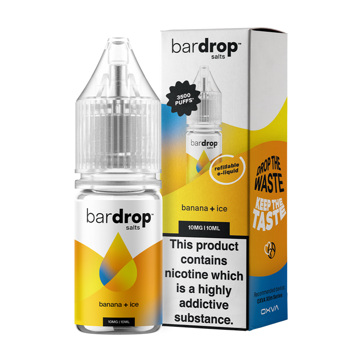 Banana Ice Nic Salt by Bar Drop