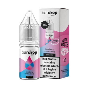 Blueberry Cotton Candy Nic Salt by Bar Drop