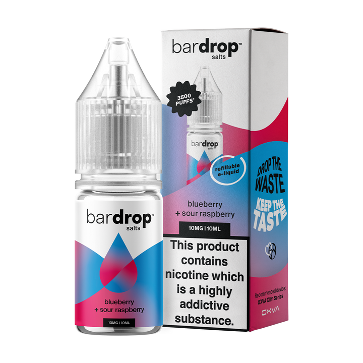 Blueberry Sour Raspberry Nic Salt by Bar Drop
