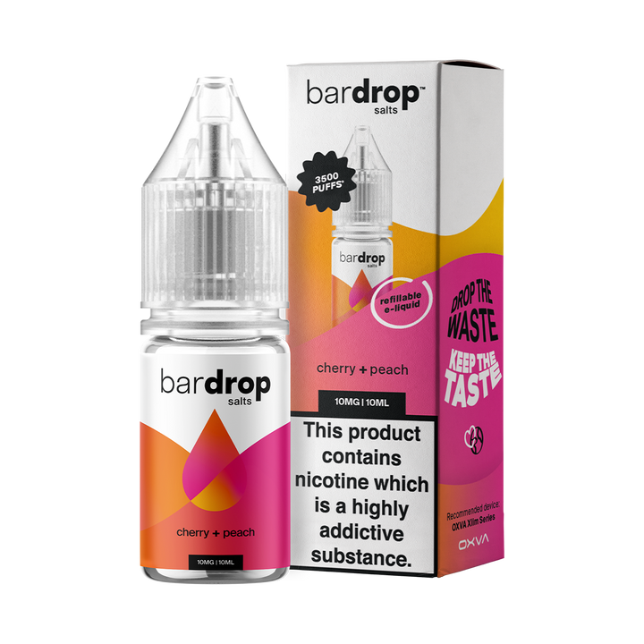 Cherry Peach Nic Salt by Bar Drop