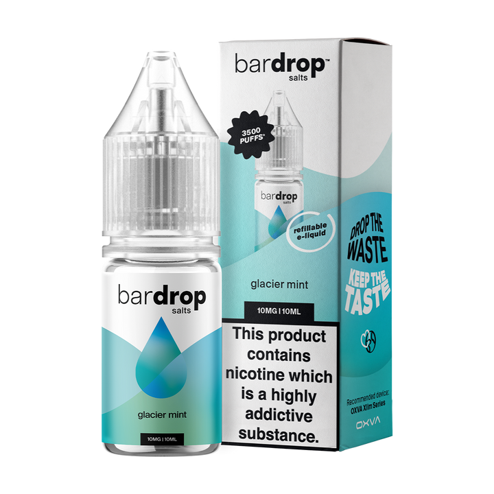 Glacier Mint Nic Salt by Bar Drop