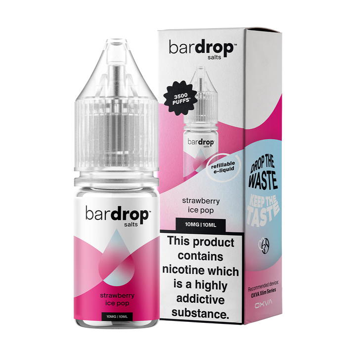 Strawberry Ice Pop Nic Salt by Bar Drop